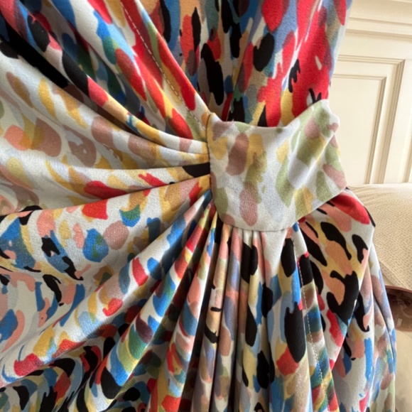 Maggy London Multicolour Wrap Dress - Picture 4 of 8